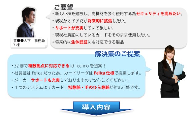 入退管理システムid Techno導入事例